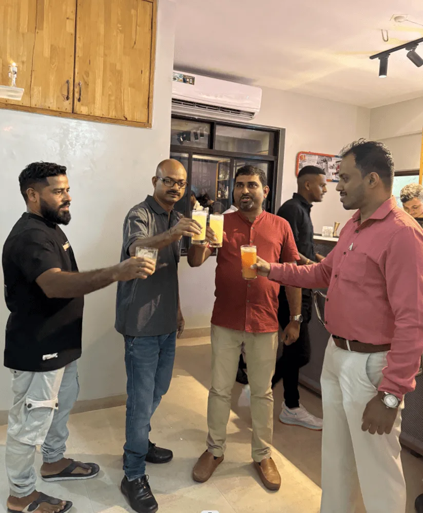 Bartending Academy Goa — student bartending in action